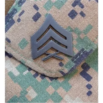 Armda U.S. Odznak hodnostní USMC - Sgt. - ČERNÝ