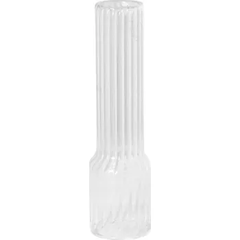 Petrolejová lampa Strömshaga Skleněný cylindr na petrolejovou lampu Ribbed Low