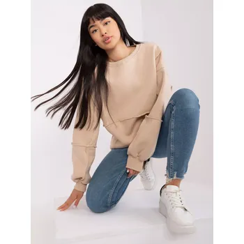 Dámská mikina Mikina EM BL 763.00P béžová jedna velikost