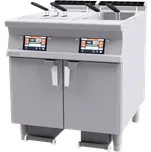 Fritéza elektrická 18+18 l automatická 7 displej, filtrace | RM - F2/18-78ETDP