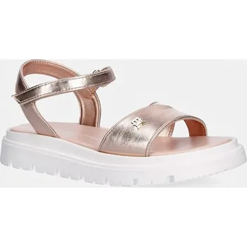 Dívčí sandály Dětské sandály Tommy Hilfiger T4A2.34302.30.34 zlatá 10Y, EUR 30