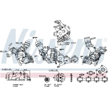 Turbodmychadlo Turbodmychadlo NISSENS 93513