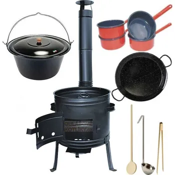 kotlíky Kotlíkový set Párty 2 v 1 smalt 31 cm FULL