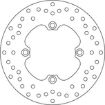 Brembo Serie Oro brzdový kotouč 68B40780