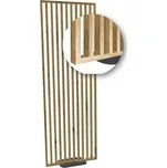 Volně stojící lamelová dělící příčka na míru DUB PŘÍRODNÍ - Šířka 99 cm (zabaleno do 2 balíků)