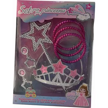 Hračka Alltoys Set pro princeznu s náramky, korunkou a náušnicemi