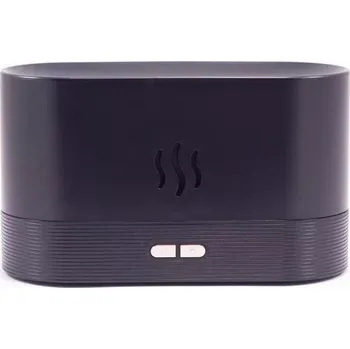 Aroma difuzér Elektrický aroma difuzér, černý – imitace plamene