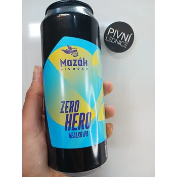 Pivo Mazák Zero Hero 0,5% 0,5l