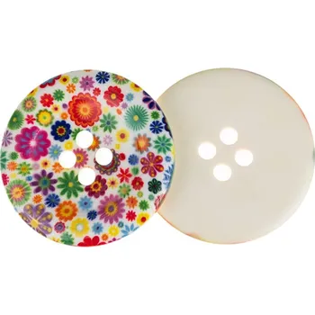 Knoflík - sada 2 ks Fialová,Červená,Modrá 336331C průměr 50 mm