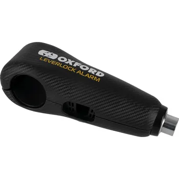 Auto-moto Zámek Oxford LeverLock Alarm - černý
