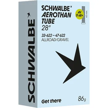 Sport Schwalbe Aerothan Tube AV17-AE+ 40 mm (Duše na kolo Schwalbe Aerothan Tube 28" AV17-AE+ AV40 mm)
