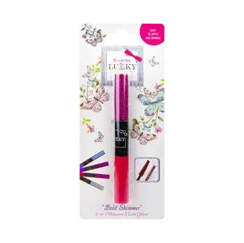 EPEE Lukky 2-v-1 řasenka a třpytky na řasy, červená