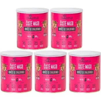 Natureca Dog Hovězí se svalovinou konz. 5x800g