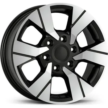 Alu kolo Alu kola AGT 16282, 16x6.5 6x120 ET50, černá matná + leštění (zátěžová)