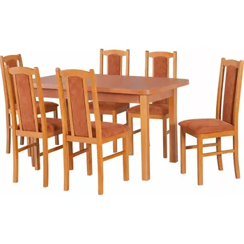 Jídelní set DREWMIX Jídelní set 1+6 WENUS 2 + BOS 7, olše