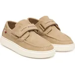 Polobotky Tommy Hilfiger Low Cut Velcro T1B4-34340-0315 S Béžová 33