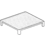 PRF/9 - Grilovací plech rýhovaný pro 900