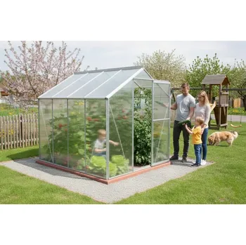 Skleník skleník LANITPLAST LIMES Viva V6/2 1,97x2 m PC 4 mm LG4694