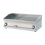 FTLT-610ETS - Grilovací deska 100x45 el. chrom. hladká, bez pod. 400 V