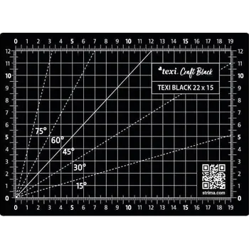 Výtvárné potřeby Texi Podložka na řezání 22 x 15 cm Black