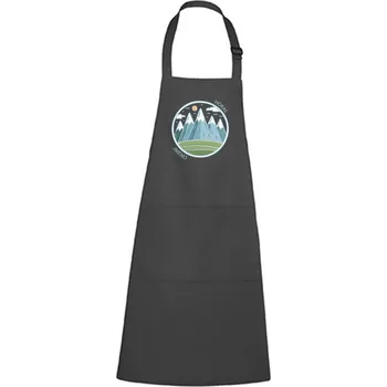 Kuchyňská zástěra DOBRÝ TRIKO Zástěra s potiskem Horal jméno Barva: Antracitová