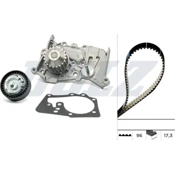 Vodní pumpa + sada ozubeného rozvodového řemene DOLZ KD085