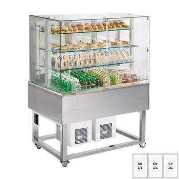 Vitrína chladicí GN 3-1/1 otevírání nahoru | REDFOX - ES PLATINUM+ 3 DF