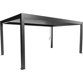 Pergola Biohort Hliníková Pergola 5,5x3,5, tmavě šedá metalíza (Originální pergola v kvalitě od Biohort)