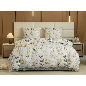 Povlečení Povlečení z mikrovlákna CITRUS GARDEN bílé Rozměr povlečení: 70 x 90 cm | 140 x 220 cm