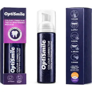Přípravek na bělení zubů OptiSmile – Bělicí pěna na zuby proti žlutým tónům - 50ml
