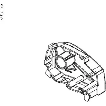 Stínicí technika Fiamma Krytka pravá F80S bílá