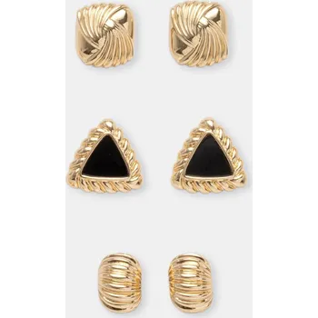 Náušnice Náušnice Aldo NOIRE 3-pack NOIRE.970 zlatá GLD, vel. ONE SIZE