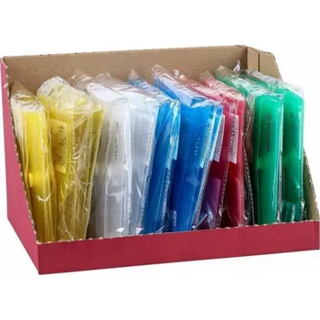 Obálka Složka na obálky, PP, A7, 85 x 120 x 8 mm, 0,18MIC se zaklapávacím uzávěrem, displej, mix