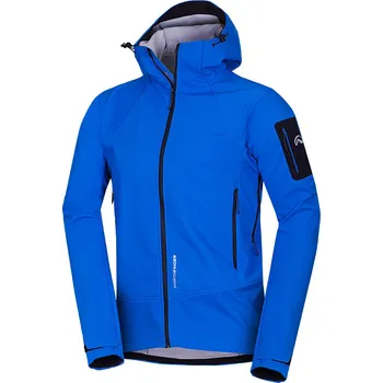 Pánská softshellová bunda Northfinder Pánská turistická softshellová bunda s kapucí FABIO, modrá,