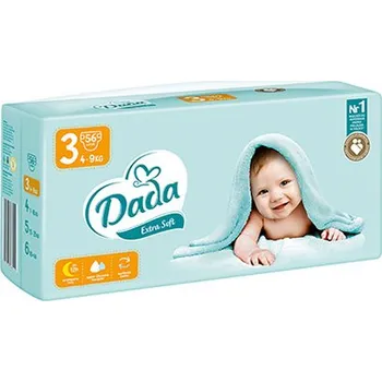 Plena Dada extra soft vel. 3, 4-9kg, 56ks