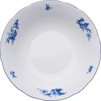 Thun 1794 Rose, mísa kompotová, porcelán, modré růže, 23 cm, Thun