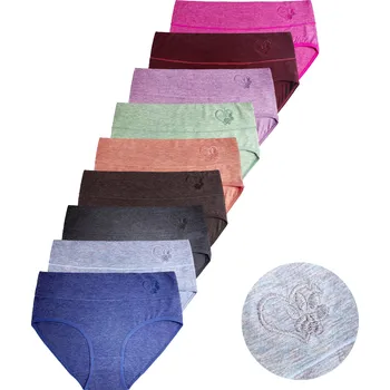 Dámské spodní prádlo FANNIFEN Dámské kalhotky s vysokým pasem CZ8081 3ks Barva: Mix, Velikost: XL