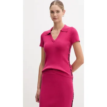 Pánské tričko Polo tričko Dkny DJ4R0188 růžová 42X, vel. S