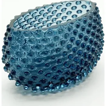 Váza Váza - Mísa lodička velká - Ananas - Hobnail - modrý kouř | 126747