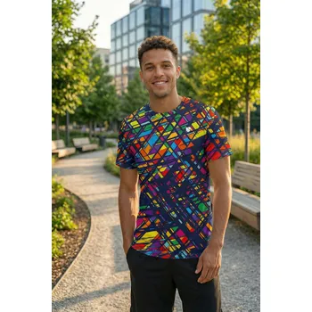 Pánské tričko UTOPY Pánské sportovní tričko Mixture Velikost: 7XL