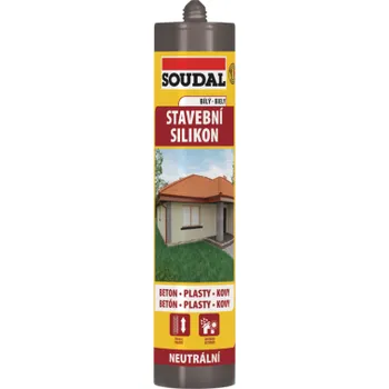 Tmel SOUDAL Stavební silikon 300 ml bílý