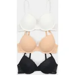 Sinsay - Push-up podprsenka 3 pack - vícebarevná - 774HO-MLC - 774HO-MLC-70C