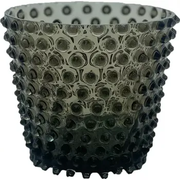 Váza Váza, Svícen, Květináč, Mísa 16cm - Hobnail – Ananas – kouř | 111756