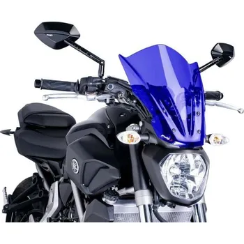 Motodíl Plexi štít PUIG NEW. GEN TOURING 7016A modrá pro YAMAHA MT-07 700