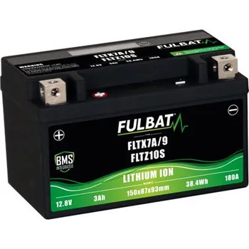 Auto-moto baterie Lithiová motocyklová baterie FULBAT FLTX7A/9-FLTZ10S pro YAMAHA Tracer 9