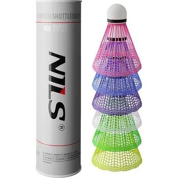 Badmintonový košíček Nils Badmintonové míčky NILS NBL6026 multicolor 6 ks