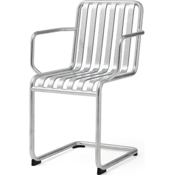 Jídelní židle HAY Židle Palissade Cantilever s područkami, galvanised