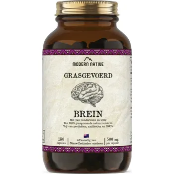 Modern Native Grass-fed hovězí mozeček, 180 kapslí orgánová výživa z grass-fed skotu