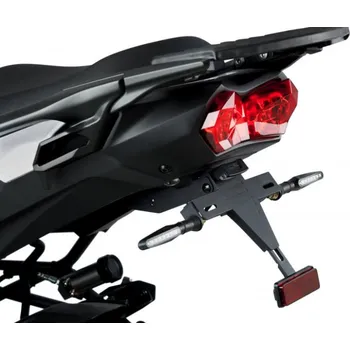 Držák SPZ Nastavitelný držák SPZ PUIG 3495N černý pro KAWASAKI Versys 1000 / S / SE