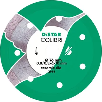 Řezný kotouč Kotouč řezný diamantový DISTAR COLIBRI 76 mm